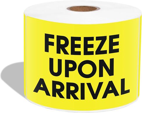 Aegis Adhesives - 3" X 5" This Side Up Arrow - Handle with Care, Warning Shipping Labels (1 Roll, 500 Stickers/Roll) in Saudi Arabia