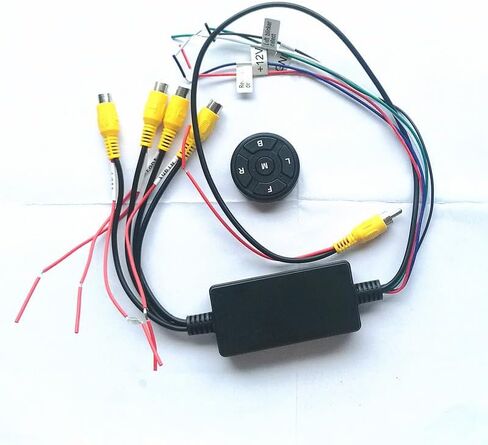 Video Camera Switcher, Intelligent Car Video Switcher Converter, Car Cameras Control System, Car Camera Splitter Switch, 4 Input 1 Output 360 Panoramic Switcher in Kuwait