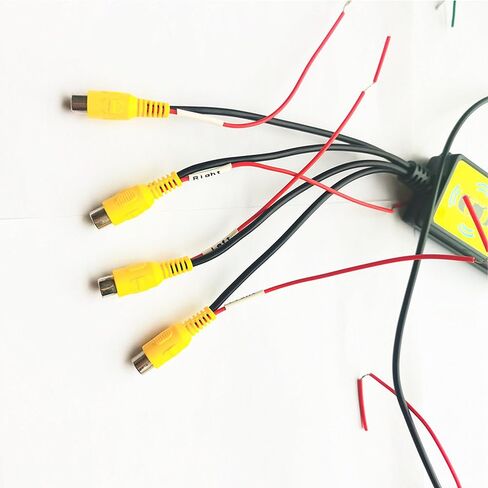 Video Camera Switcher, Intelligent Car Video Switcher Converter, Car Cameras Control System, Car Camera Splitter Switch, 4 Input 1 Output 360 Panoramic Switcher in Kuwait