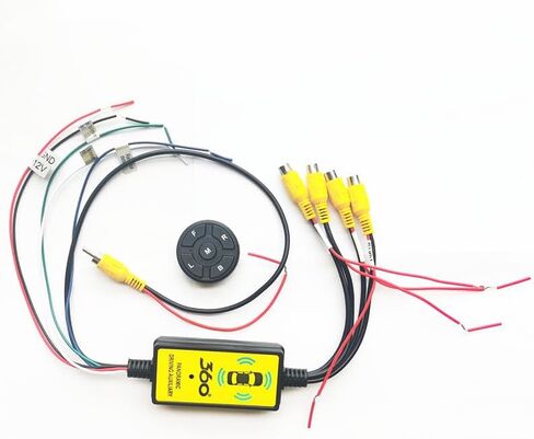 Video Camera Switcher, Intelligent Car Video Switcher Converter, Car Cameras Control System, Car Camera Splitter Switch, 4 Input 1 Output 360 Panoramic Switcher in Kuwait