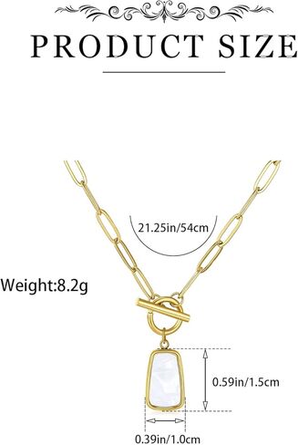 Dr's gift Gold Knot Pendant Necklace for Women Geometric Drop Chunky Gold Necklace 14K Gold Plated Statement Necklaces in Saudi Arabia