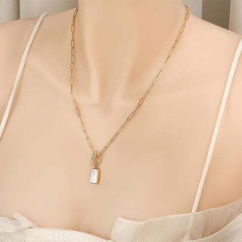 Dr's gift Gold Knot Pendant Necklace for Women Geometric Drop Chunky Gold Necklace 14K Gold Plated Statement Necklaces in Saudi Arabia