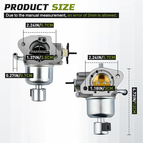 مكربن ​​1685321-S لمحركات سلسلة كوهلر 7000 24HP 22HP 26HP 23HP 25HP KT725 KT730 KT735 KT740 KT745 3285361S 3285347S مع فلتر الهواء ومضخة الوقود in Kuwait