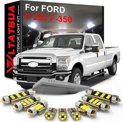 LED Interior Light Kit Package Replacement for FORD F250 F350 Super Duty 1999 2000 2001 2002 2003 2004 2005 2006 2007 2008 2009 2010 2011 2012 2013 2014 2015 2016 in Kuwait