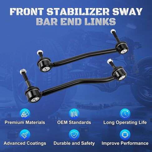 K80273 K80274 Front Sway Bar Stabilizer End Links Compatible with 2000-2005 Ford Excursion F250 F350 F450 F550 Super Duty 2000 2001 2002 2003 2004, Set of 2 in Saudi Arabia