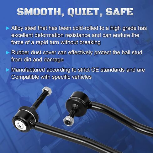 K80273 K80274 Front Sway Bar Stabilizer End Links Compatible with 2000-2005 Ford Excursion F250 F350 F450 F550 Super Duty 2000 2001 2002 2003 2004, Set of 2 in Saudi Arabia