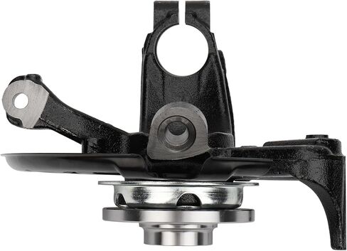 HARUMA 698-375 Front Left Wheel Hub Bearing & Steering Knuckle Assembly Driver Side for VW 1998-2010 Beetle, 2010 Beetle Cabrio, 1999-2010 Golf, 1999 2000 2001 2002 2003 2004 2005 Jetta, 1J0498465 in Saudi Arabia