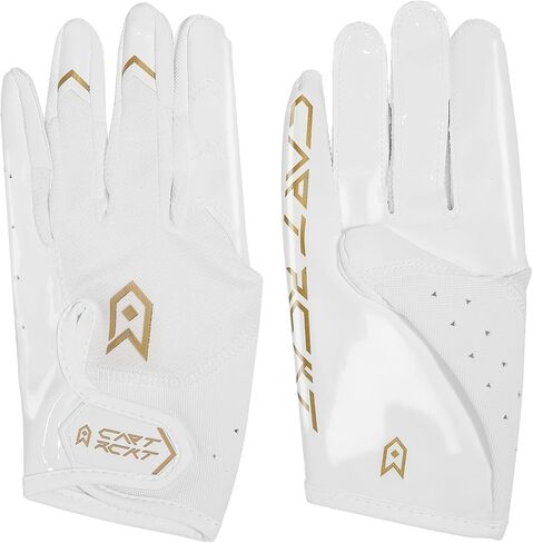 Sticky Youth Football Gloves, Comfortable Breathable Kids Football Gloves, Professional Football Receiver Gloves for Youth Boys Girls, Flag Football Gloves with Upgraded Protection in Saudi Arabia