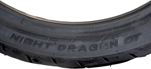 مجموعة إطارات Pirelli Night Dragon: إطارات 130/70R18 M/C 63V TL أمامية و180/55B18 M/C 80H REINFTL Rear Cruiser للدراجات النارية - قوة جر فائقة ومعالجة للطرادات عالية الأداء مع سلسلة مفاتيح in Saudi Arabia