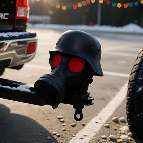 Cover Cap for The Trailer Coupling, Applicable Trailer Covers Diameter of 50mm, Christmas Car Trailer Coupling Cover, Truck, Recreational Vehicle Accessories. (Skull-Black) in Saudi Arabia