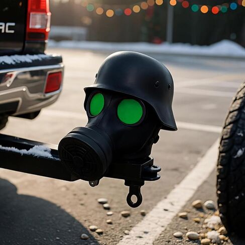 Cover Cap for The Trailer Coupling, Applicable Trailer Covers Diameter of 50mm, Christmas Car Trailer Coupling Cover, Truck, Recreational Vehicle Accessories. (Skull-Black) in Saudi Arabia