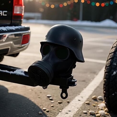 Cover Cap for The Trailer Coupling, Applicable Trailer Covers Diameter of 50mm, Christmas Car Trailer Coupling Cover, Truck, Recreational Vehicle Accessories. (Skull-Black) in Saudi Arabia