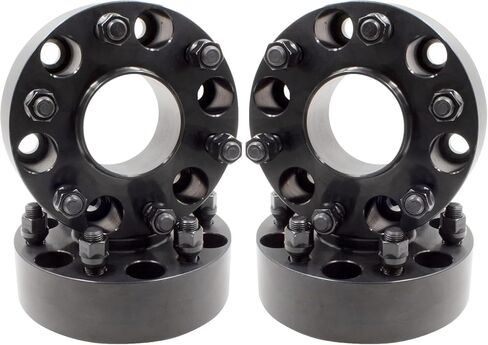 Wheel Accessories Parts 4 Pcs Hub Centric Wheel Spacers 6x5.5 6x139.7mm 2.00 Inch Thick 77.8mm Hub M12 1.25 12x1.25 Thread Stud Fits Nissan Titan (Non XD) ｜ Nissan Armada ｜ Infinit QX56 ｜ in Saudi Arabia
