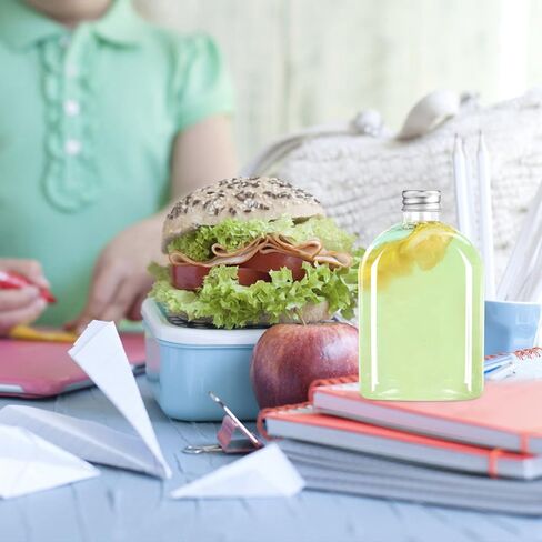 Plastic Bottles with Caps,24 Pack Clear Juice Bottles Flask Bottle Reusable Mini Beverage Container,Clear Bulk Drink Containers with Lids for Juicing, Smoothie, Drinking and Other Beverages (10 Oz) in Kuwait