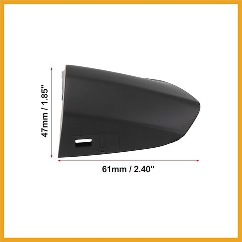 قفل الباب غطاء الكسوة غطاء السائق الأمامي دافع الباب غطاء مقبض صالح لفورد لموستانج 2015-2020 رمادي داكن FR3Z-63218A15-AA استبدال in Kuwait