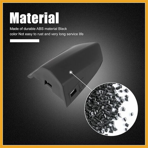 قفل الباب غطاء الكسوة غطاء السائق الأمامي دافع الباب غطاء مقبض صالح لفورد لموستانج 2015-2020 رمادي داكن FR3Z-63218A15-AA استبدال in Kuwait