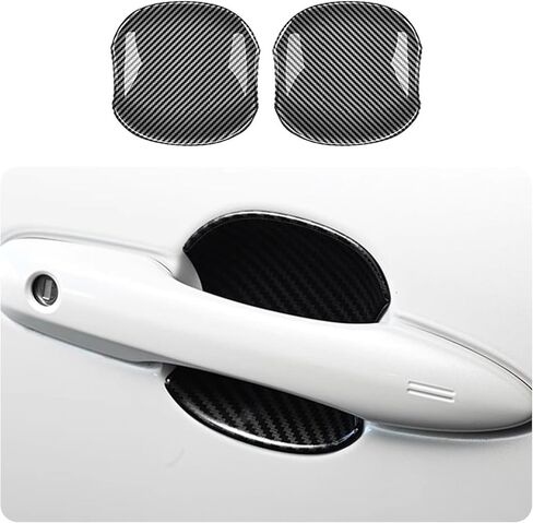 Car Accessories Fit for Toyota New Prius 2023 2024 2025 2026 Exterior Front Door Handle Bowl Cover Trims (Glossy Black) 2pcs ABS in Saudi Arabia