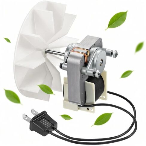 Fiada 2 Pieces Bathroom Vent Exhaust Fan Motor Replacement Electric Motors Kit Compatible with Nutone Broan 50CFM 120V in Kuwait