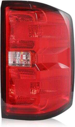 CROSSDESIGN Rear Tail Lights Assembly Red Lens Right Passenger Side Compatible With 2016-2019 Chevy Silverado 1500 2500HD, Fit GMC Sierra 3500HD in Kuwait
