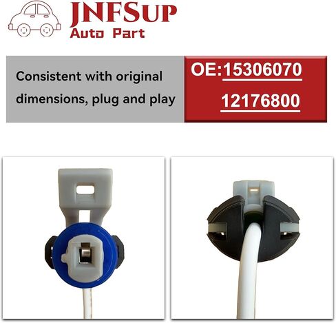 Automotive Wiring Harness Connector for Oil Pressure Switch/Rear View Mirror and More,No.15306376,Compatible with Buick Allure(07-05)/Chevrolet Cruze(14-11)/Suzuki Verona(06-04) and More in Kuwait