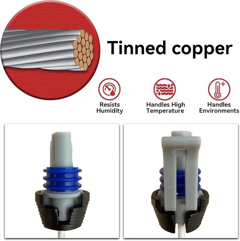 Automotive Wiring Harness Connector for Oil Pressure Switch/Rear View Mirror and More,No.15306376,Compatible with Buick Allure(07-05)/Chevrolet Cruze(14-11)/Suzuki Verona(06-04) and More in Kuwait