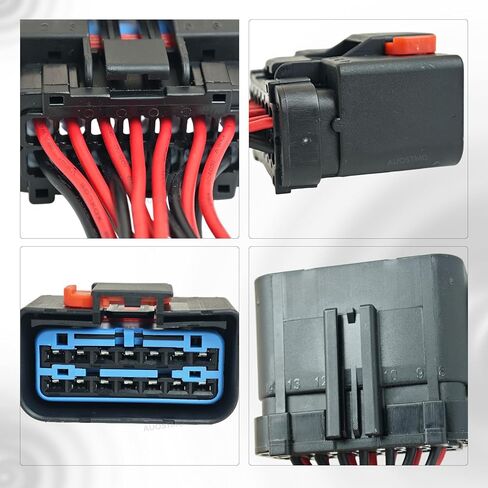 وصلة أسلاك توصيل الباب، OE 05013961AA/1P2522، متوافقة مع 1999-2004 Jeep Grand Cherokee، 2001-2007 Dodge/Chrysler Caravan & Town & Country، 2004-2005 Pacifica، 2001-2003 Voyager in Saudi Arabia