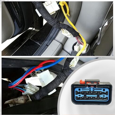وصلة أسلاك توصيل الباب، OE 05013961AA/1P2522، متوافقة مع 1999-2004 Jeep Grand Cherokee، 2001-2007 Dodge/Chrysler Caravan & Town & Country، 2004-2005 Pacifica، 2001-2003 Voyager in Saudi Arabia