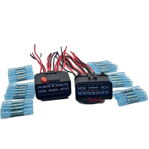 وصلة أسلاك توصيل الباب، OE 05013961AA/1P2522، متوافقة مع 1999-2004 Jeep Grand Cherokee، 2001-2007 Dodge/Chrysler Caravan & Town & Country، 2004-2005 Pacifica، 2001-2003 Voyager in Saudi Arabia