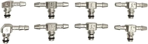 Tokinng Diesel Fuel Injector Return Line Rail Kit w/Clips Compatible with Chevy GMC Duramax LLY LBZ LMM 6.6L, Replace 97328733, 98062291, 97359750 in Saudi Arabia