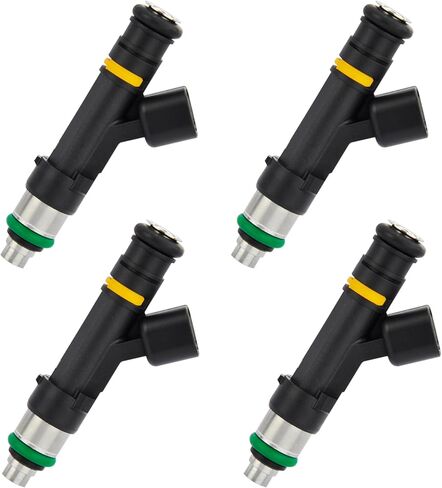 4Pcs Fuel Injectors Compatible with Ford 2010, 2013-2014 EcoSport, 2013-2017 Fusion, 2010-2013 Transit Connect, 2008-2011 Focus & 2013-2016 C-Max & Lincoln 2013-2016 MKZ, 2.0L, Replace# FJ993 in Saudi Arabia