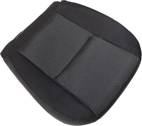 GXARTS Cloth Front Driver and Passenger Side Bottom Seat Cover & Both Bottom Foam Cushion Replacement Black #19C Fit for Chevy Silverado Avalanche Suburban Tahoe GMC Sierra Yukon 2007-2014 in Saudi Arabia