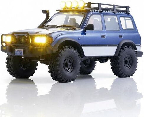 EAZYRC FMS FCX10 LC80 1/10 Brushless RC Crawler, Official Toyota Licensed RC Rock Crawler 4x4, High Torque 1/10 Brushless RC Truck with 2-Speed Transmission, Professional Brushless RC Car for Adult in Kuwait