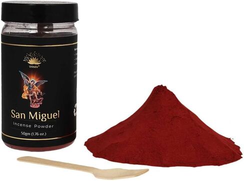 مسحوق بخور Vrinda® San Miguel Premium - لجميع الطقوس، 50 جم، صنع في الهند، مسحوق تلطيخ، الفودو، القلنسوة، الوثنية والويكان in Saudi Arabia