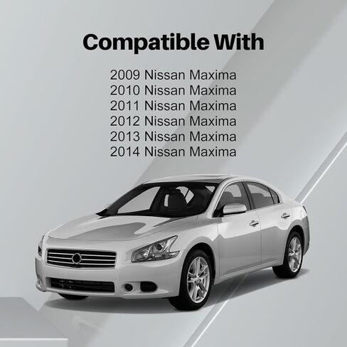 شبكة أمامية مصبغة إطار كروم شبكة سوداء متوافقة مع 2009-2014 نيسان ماكسيما NI1200231 620709N00A in Kuwait