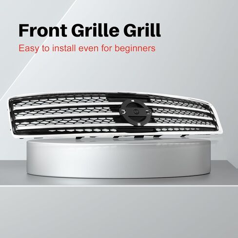 شبكة أمامية مصبغة إطار كروم شبكة سوداء متوافقة مع 2009-2014 نيسان ماكسيما NI1200231 620709N00A in Kuwait