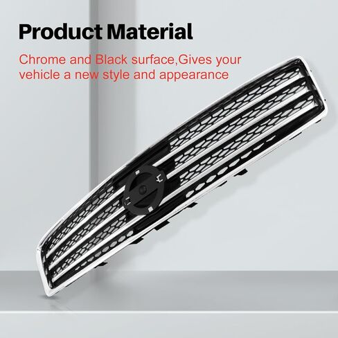 شبكة أمامية مصبغة إطار كروم شبكة سوداء متوافقة مع 2009-2014 نيسان ماكسيما NI1200231 620709N00A in Kuwait