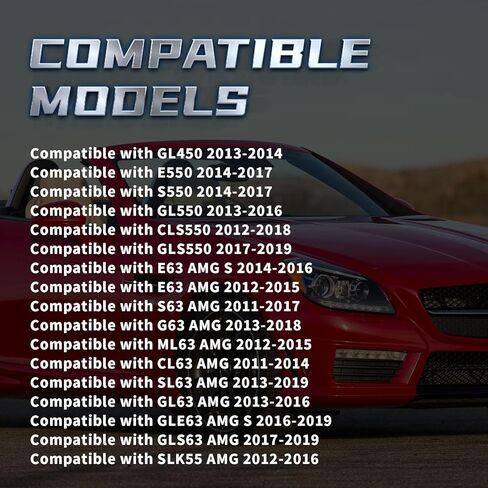 Engine Oil Filter Housing Compatible with GL450 E550 S550 GL550 CLS550 GLS550 E63 E63 S63 G63 ML63 CL63 SL63 GL63 GLE63 GLS63 SLK55 AMG S 2011-2019 Replaced for 2781800710 2781800610 in Kuwait