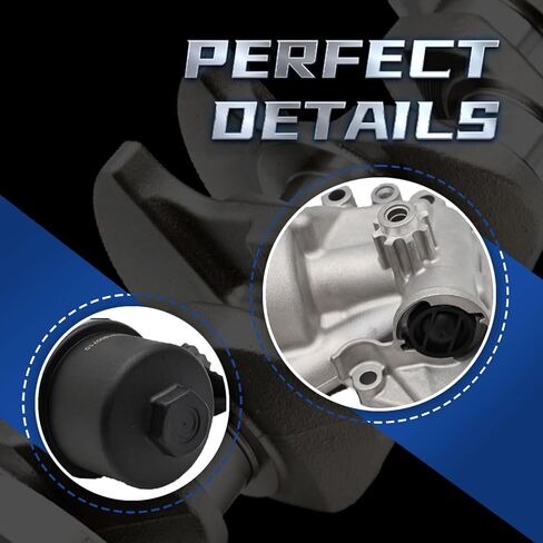 Engine Oil Filter Housing Compatible with GL450 E550 S550 GL550 CLS550 GLS550 E63 E63 S63 G63 ML63 CL63 SL63 GL63 GLE63 GLS63 SLK55 AMG S 2011-2019 Replaced for 2781800710 2781800610 in Kuwait