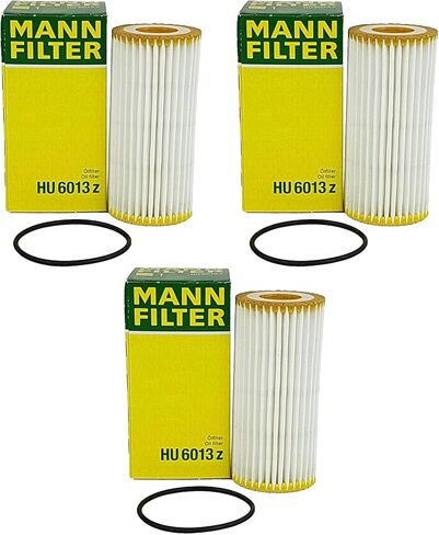 Mann Set of 3 Engine Oil Filters Cartridges For Audi Porsche VW A3 Quattro A4 allroad A5 A6 Arteon Atlas Beetle Golf Alltrack R GTI Jetta Macan Passat Q5 Q7 S3 Tiguan TT TTS 1.8L 2.0L L4 Turbo GAS in Saudi Arabia