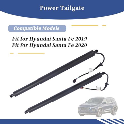 2Pcs Power Tailgate LH & RH 81831-S1100 81841-S1100 Compatible with Hyundai Santa Fe 2019 2020 Tail Gate Power Lifter Support Cylinder in Saudi Arabia