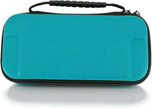 for Switch Lite Travel Carrying Case, Hard Shell Storage Bag with Water Proof Housing, Protective Case with 10 Game Card Slots (Lake Blue) in Kuwait