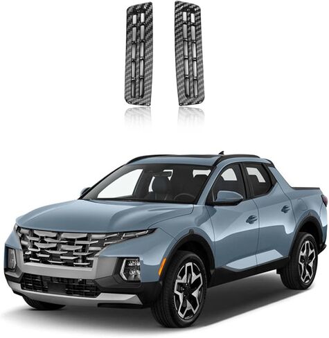 A Pillar A/C Outlet Frame Trim Compatible with H-yundai Tucson/Santa Cruz 2022-2024, ABS Inner A-Pillar Air Vent Cover Protector Accessories in Saudi Arabia