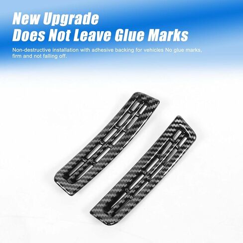 A Pillar A/C Outlet Frame Trim Compatible with H-yundai Tucson/Santa Cruz 2022-2024, ABS Inner A-Pillar Air Vent Cover Protector Accessories in Saudi Arabia