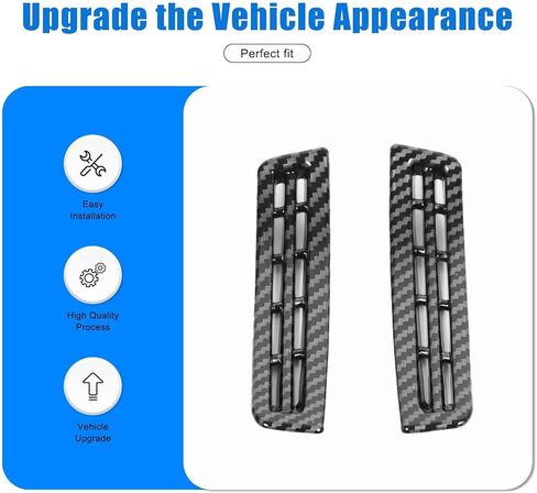 A Pillar A/C Outlet Frame Trim Compatible with H-yundai Tucson/Santa Cruz 2022-2024, ABS Inner A-Pillar Air Vent Cover Protector Accessories in Saudi Arabia