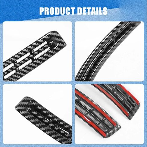 A Pillar A/C Outlet Frame Trim Compatible with H-yundai Tucson/Santa Cruz 2022-2024, ABS Inner A-Pillar Air Vent Cover Protector Accessories in Saudi Arabia