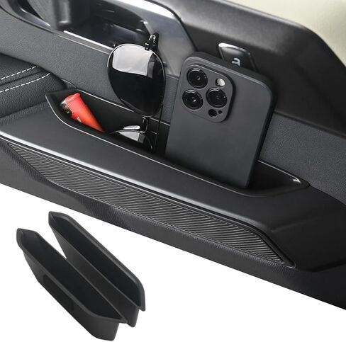 Center Console Organizer for 2025 2026 Ford Bronco 4 Door Accessories - Double Layer Armrest Storage Box Compartment & Center Console Cupholder Insert - (Only for Automatic Transmission & 4 Doors) in Saudi Arabia