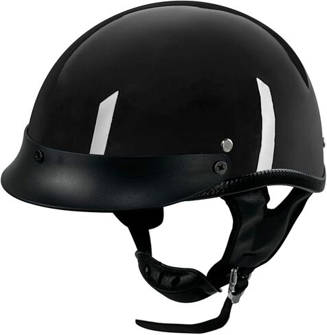Adult Motorcycle Open Face Motorcycle Helmet with Sun Visor Quick Release Buckle for Cruiser Scooter Chopper Cycling Motocross Helmet DOT Approved in Kuwait