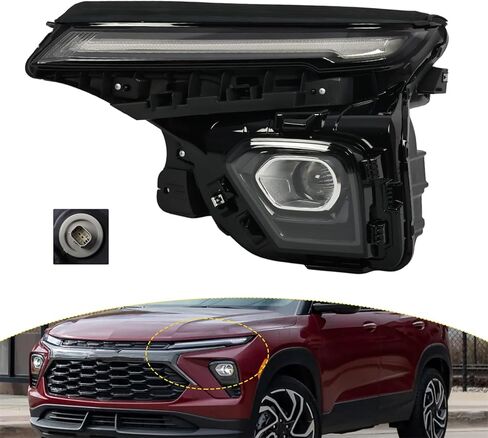 Driver Side Headlight Assembly Compatible with Trailblazer 2024-2025 w/DRL Front Projector Headlamp Left Light 42889647 in Saudi Arabia