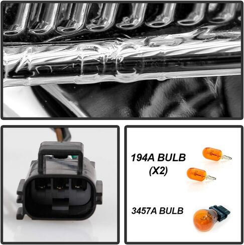 ACANII - For 2005-2010 Chrysler 300 Halogen Headlights Headlamps Head Lights Lamps Replacement Driver + Passenger Side in Kuwait