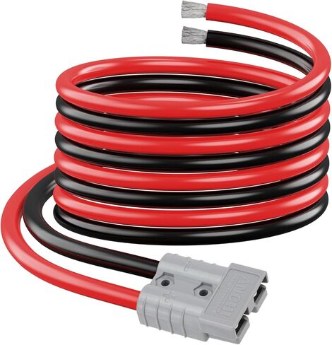 6AWG 6FT أندرسون موصل 50 أمبير كابل، أندرسون SB50 توصيل البطارية كابل موصل سريع لأنظمة الطاقة الشمسية وطاقة الرياح اتصالات طاقة البطارية in Kuwait